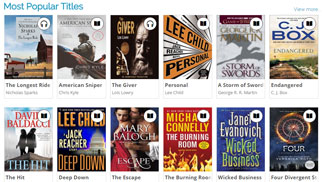 eAudiobooks from Overdrive