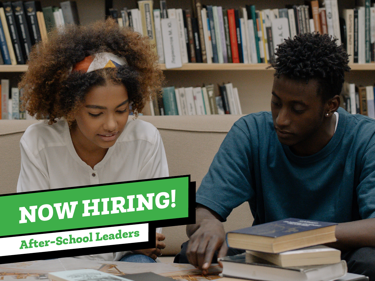 The Free Library is currently hiring After-School Leaders