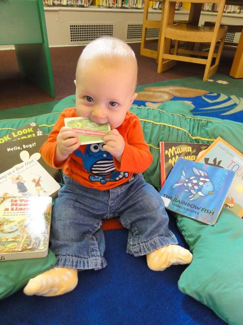 The Free Library aims to encourage a love of reading in our littlest card-holders!