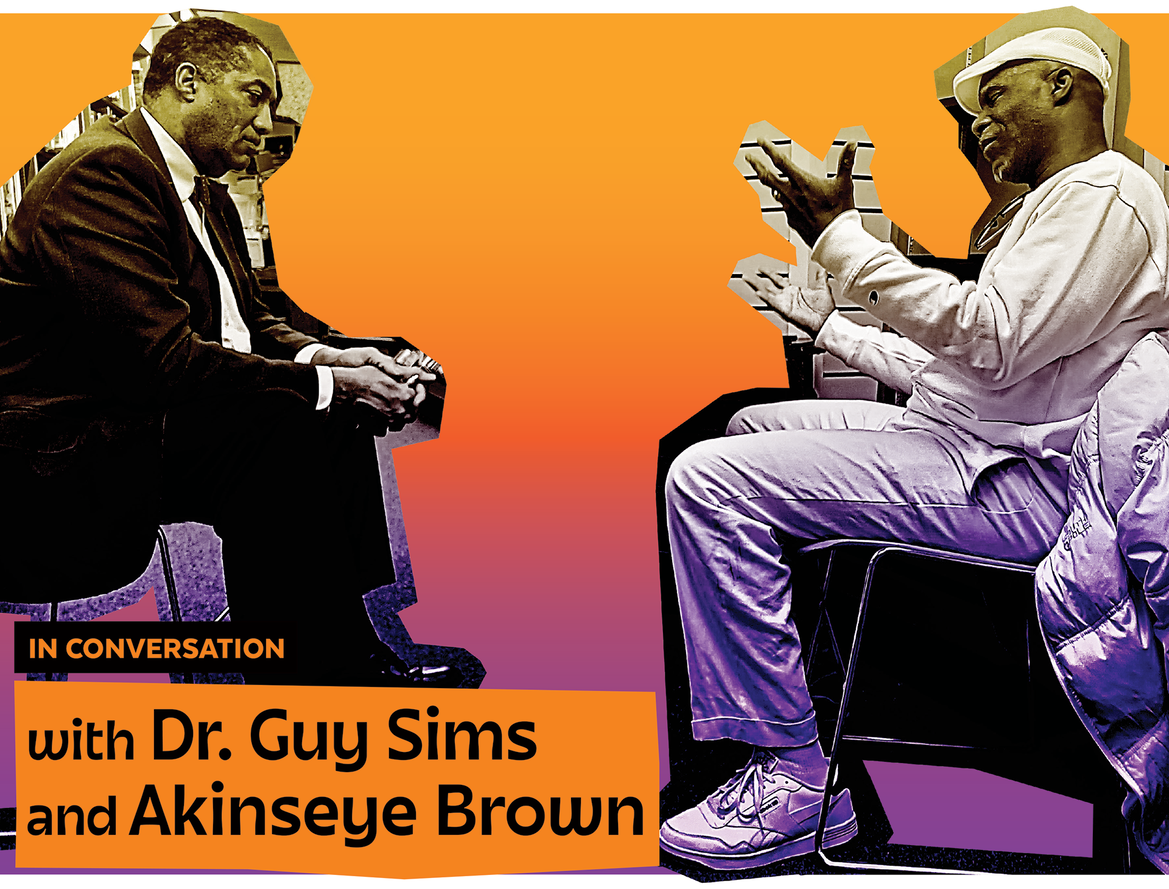 Dr. Guy Sims and artist Akinseye Brown sit down to discuss 50 Years of Hip-Hop