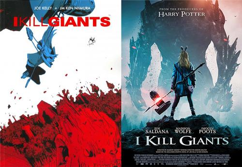 <i>I Kill Giants</i>, the original graphic novel  by Joe Kelly and J. M. Ken Niimura, finally makes its big screen adaptation debut.