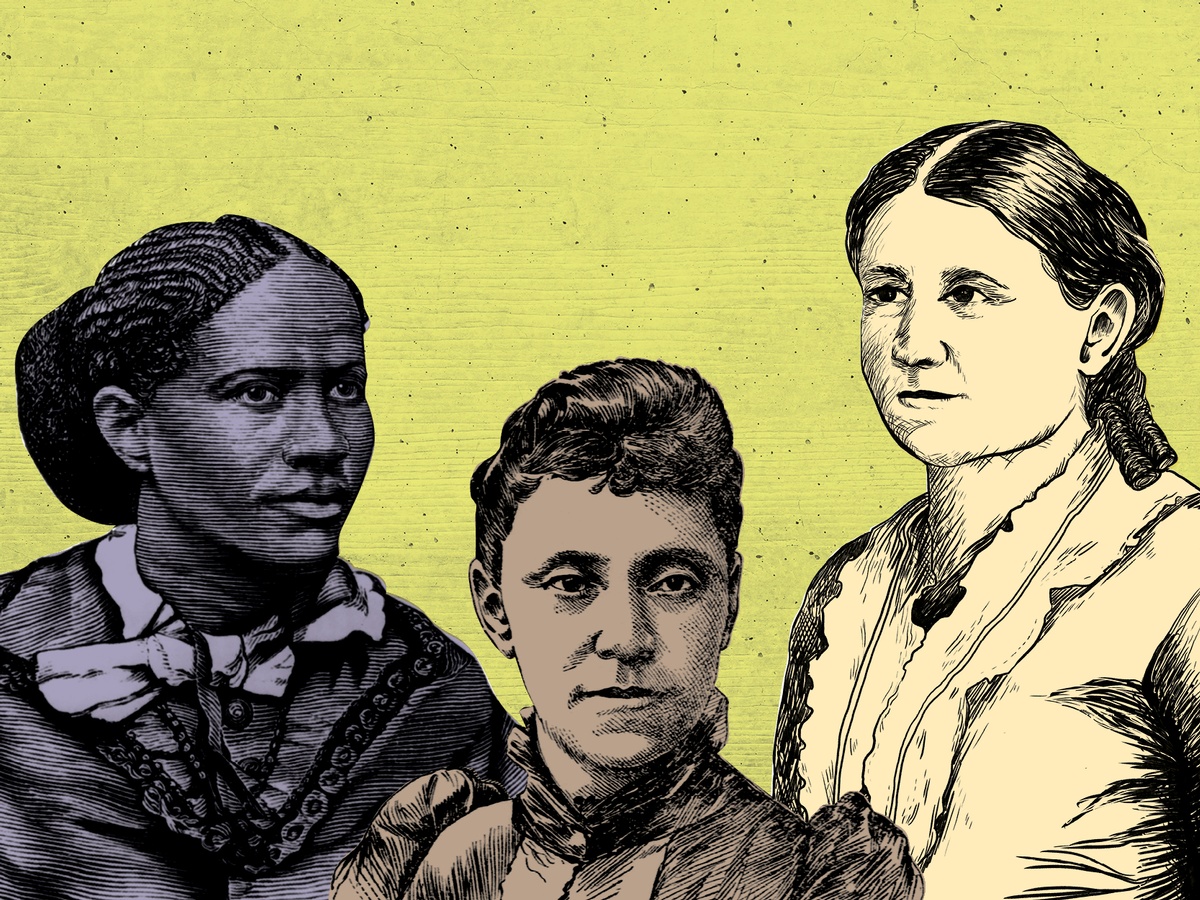 Frances Ellen Watkins Harper, Gertrude Bustill Mossell, and Carrie S. Burnham
