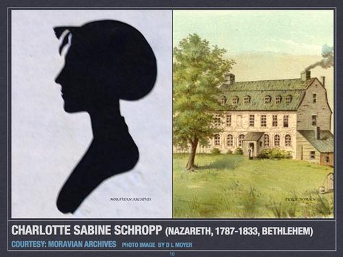 Charlotte Sabine Schropp (Nazareth, 1787-Bethlehem, 1833)