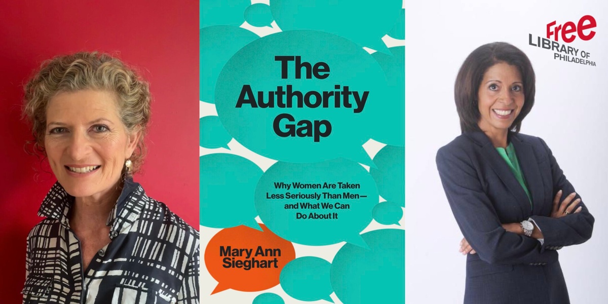 Mary Ann Sieghart and her book The Authority Gap: Why Women Are Still Taken Less Seriously Than Men, and What We Can Do About It