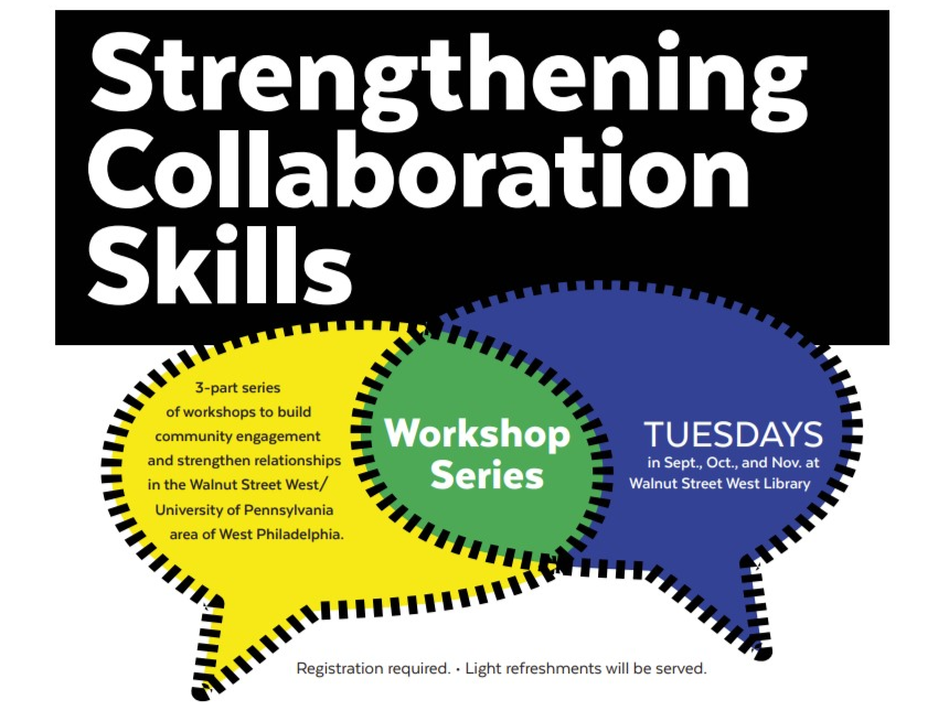 Urban Rural Action, SNF Paideia, and the Free Library of Philadelphia present a workshop series designed for the West Philadelphia community to strengthen relationships and advance community engagement.