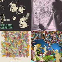 Albums by Belle and Sebastian and Of Montreal.