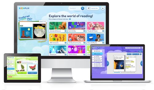Bookflix is a digital resource available through the Free Library that pairs classic video storybooks with related nonfiction ebooks!