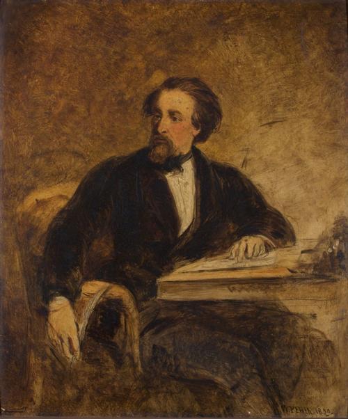 William Powell Frith. Portrait of Charles Dickens, 1858. Gift of William M. Elkins.