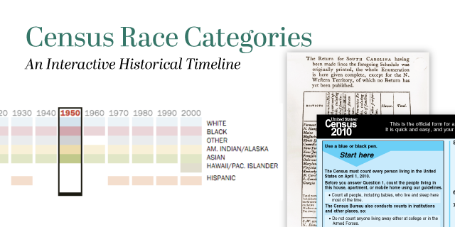 a bar graph showing Census Race categories