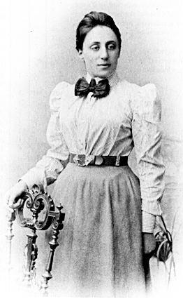 Emmy Noether as a young woman