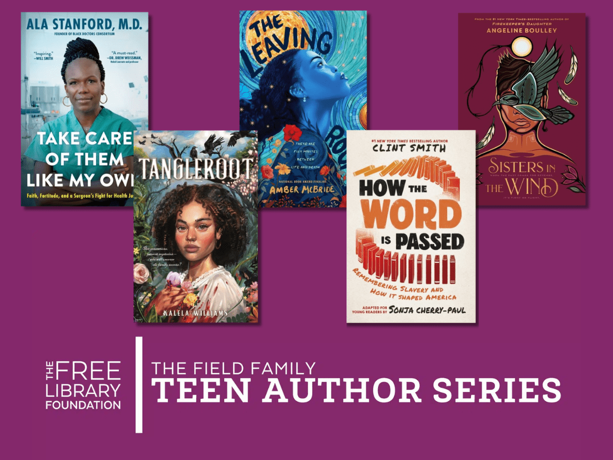 Contact teenauthors@freelibrary.org for registration information for this fall, as well as to stay up to date on future series.