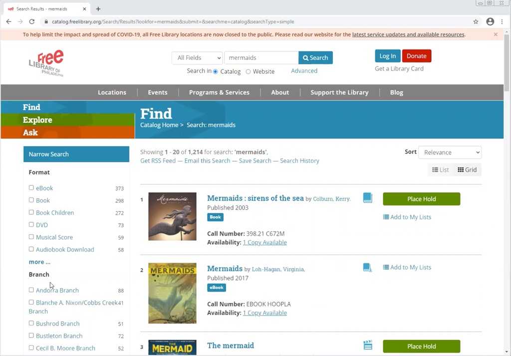 In the first installment of this blog series, we’ll break down how to use our catalog to search for and place books on hold for your whole family to enjoy!