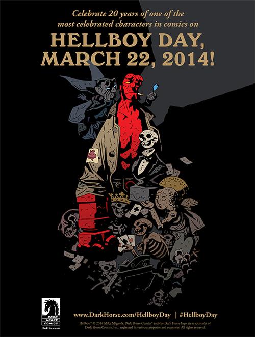 Celebrate 20 years of Hellboy on March 22, 2014!