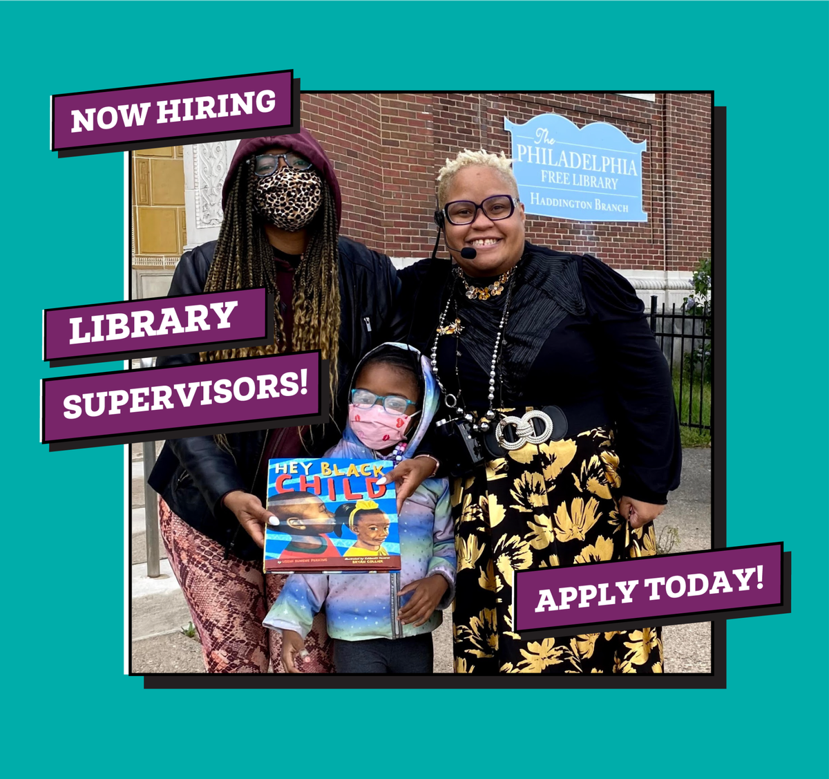 The Free Library is now hiring Library Supervisors