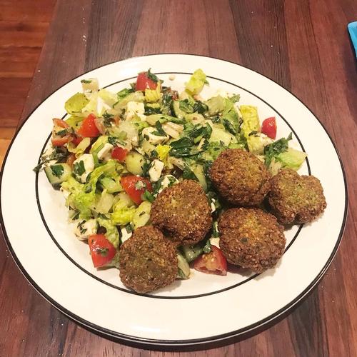  Do you have dried chickpeas at home? Make some falafel using our Edible Alphabet classroom recipe. 