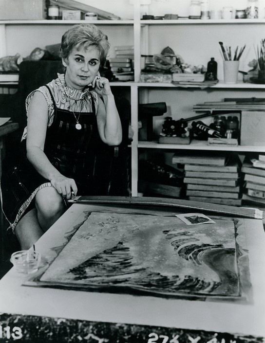 Artist June Wayne (1918–2011) was the mastermind behind the Tamarind Lithography Workshop.