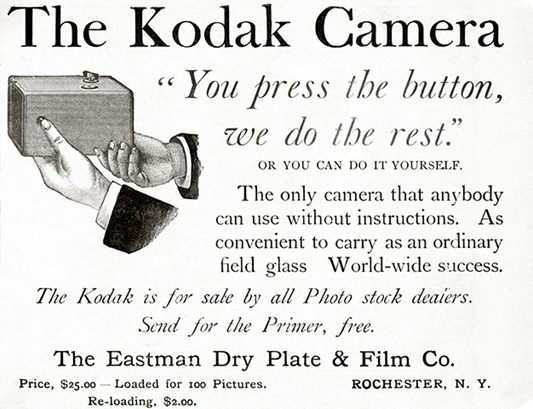 original Kodak advertisement