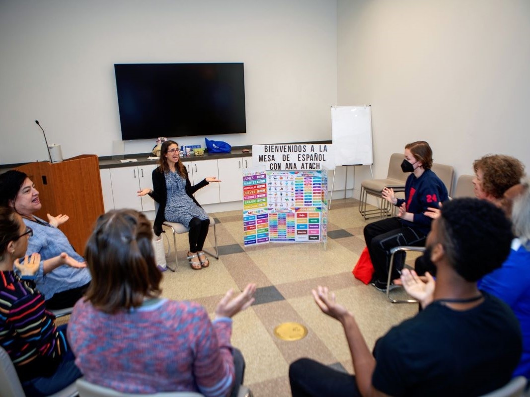 Languages and Learning promotes world language learning for adult learners, including in-person conversation circles.