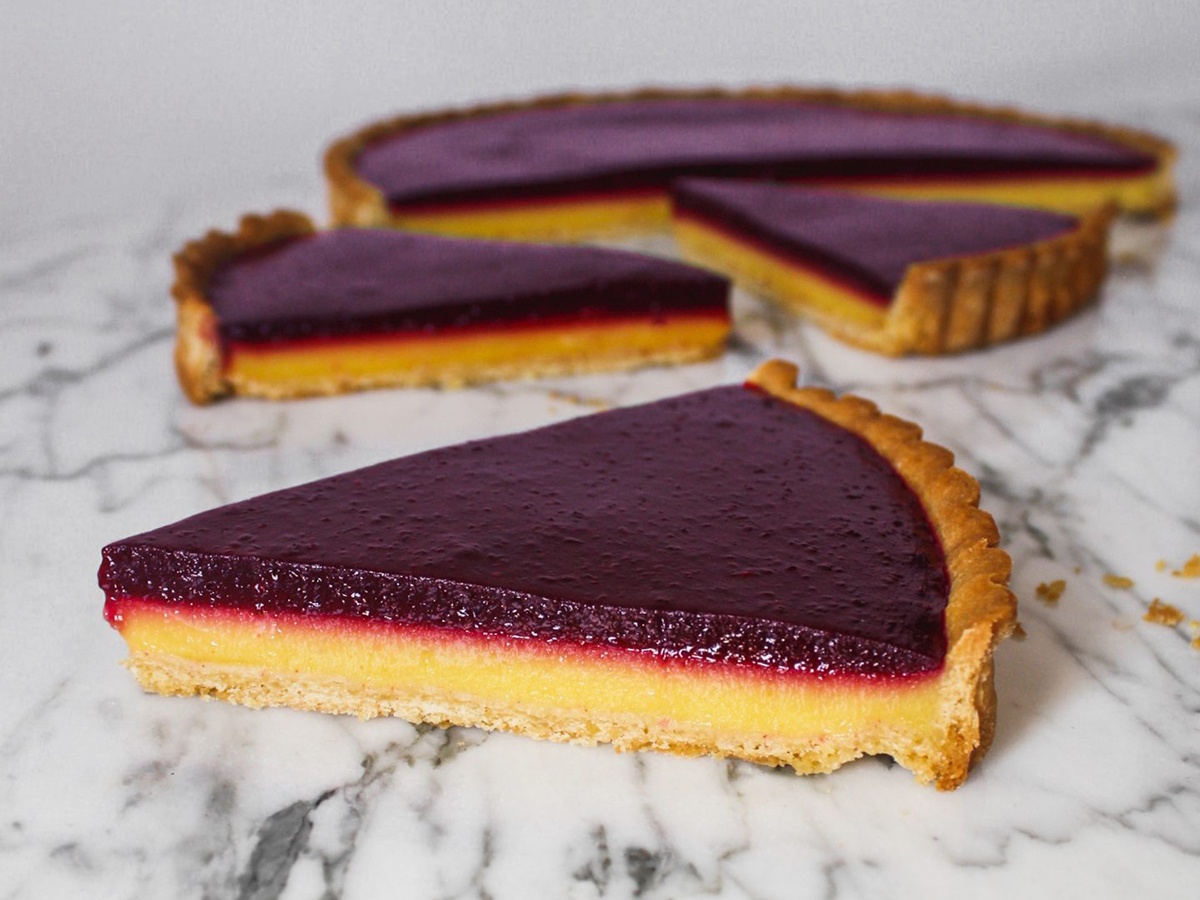 Celebrate National Dessert Day with this Blueberry Lemon Curd Tart!