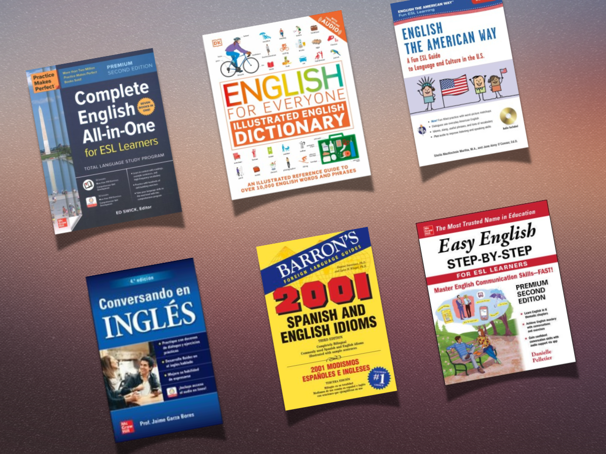 These new English language learning books are ready to borrow from the Free Library's catalog!