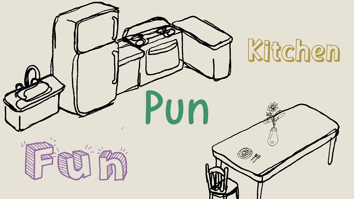 Join us in the Fun Pun Kitchen!