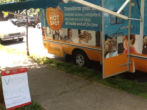 Our Free Library Techmobile on 51st Street