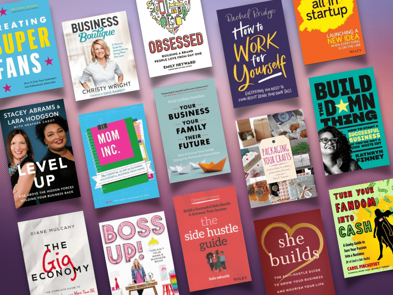 These titles are perfect for National Women's Small Business Month!