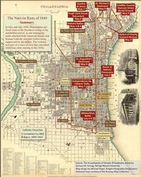 1844 Nativist Riot Map (Encyclopedia of Greater Philadelphia )