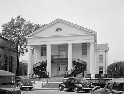 The courthouse of Fairfield County, S.C. in 1940. Perhaps Dorothy Hudson filed for her marriage license here. 
