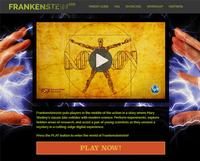 Screenshot of the Frankenstein200 digital interactive