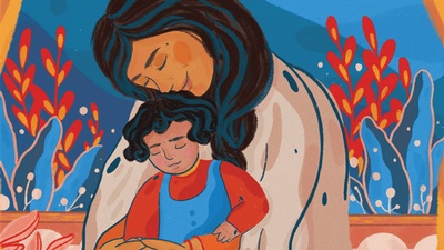 Like the Moon Loves the Sky by Hena Khan, illustrated by Saffa Khan