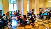 Students hard at work