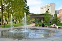 Sister Cities Park and Sprayground, Parkway and N. 18th St, Logan Square