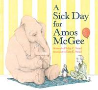 Caldecott Winner A Sick day for Amos McGee, illustrated by Erin E. Stead