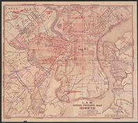 L.A.W. Local Cycling Map, 1897, Map [recto]