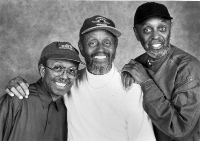 [from left] Jimmy Heath (1926-2020), Percy Heath (1923-2005), and Albert 