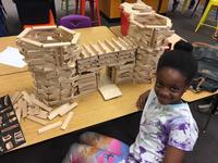 Building blocks at Queen Memorial Library