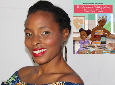 Author Stacey Woodson, MS, RD, LDN and her book 