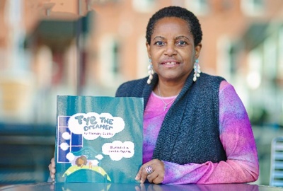 Stephany Coakley and her book Tye the Dreamer.