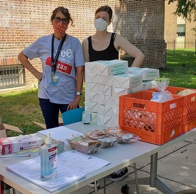 Student Grab 'n Go Meal Distribution at Logan Library